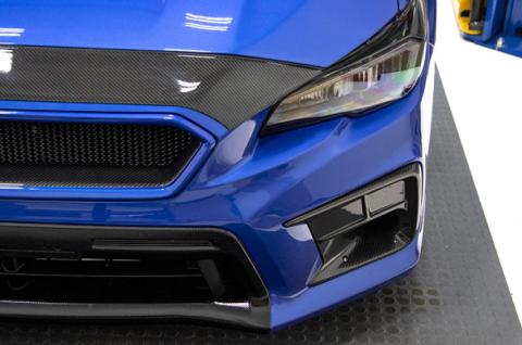 Carbon Fiber Upper Front Bumper Cover - 2015 Subaru WRX STI OLM Outside Line Motoring