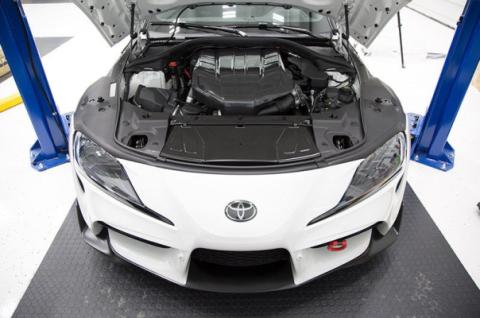 Carbon Fiber Engine Cover - 20 Toyota Supra OLM Outside Line Motoring