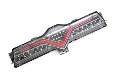 VL Style Sequential 4th Brake Light Reverse Light (Clear Lens Carbon Look Base Red Bar) 13-20 Toyota FT86 OLM Outside Line Motoring