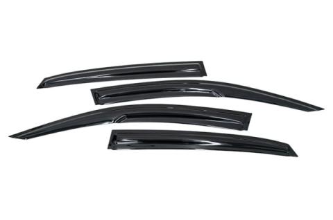 MG Style Rain Guards 16-21 Honda Civic 5D Hatch OLM Outside Line Motoring