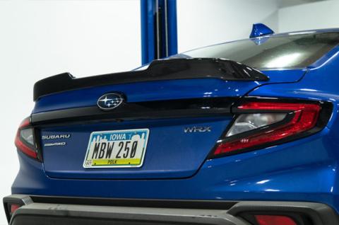 Carbon Fiber Low Profile Trunk Spoiler 22-Present Subaru WRX OLM Outside Line Motoring