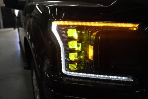 2018-2020 Ford F150 Bi-Beam Headlights Infinite Series White DRL OLM