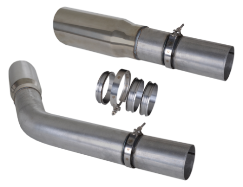 4 Inch Quick Connect Couplers 3 CNC Machined Flanges And 1 V-Band Clamp Diamond Eye