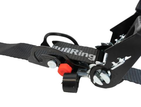 1.25 Inch x 12' Sliding Ratchet Tie Down 2 Pack Bullring