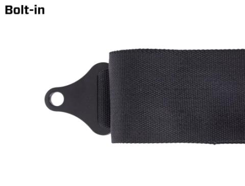 Bolt-In Seat Belt Harness Tab Black PRP Seats