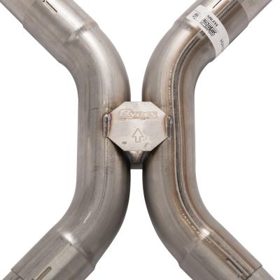 1965-70 Chevy Impala  H-Pipe Crossmember Back Exhaust 409 SS Rear Exit Race Pro Mufflers Pypes Performance Exhaust