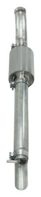 Cat Back Exhaust System 18-24 Jeep Wrangler JL 4 Door 2.0 4 Cyl Stubby Catback Single Rear Exit 2.5 Inch Intermediate and Tail Pipe Race Pro Muffler/Hardware Incl Tip Not Incl Natural Finish 409 Stainless Steel Pypes Exhaust