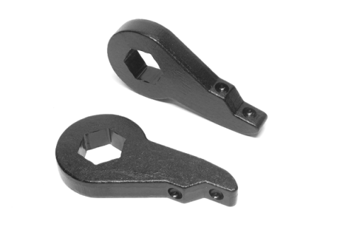 1.5-2 Inch GM Leveling Torsion Bar Keys With Front Shock Extensions For 01-06 Silverado/Sierra 1500 HD 01-10 Silverado/Sierra 2500HD Top Gun Customz