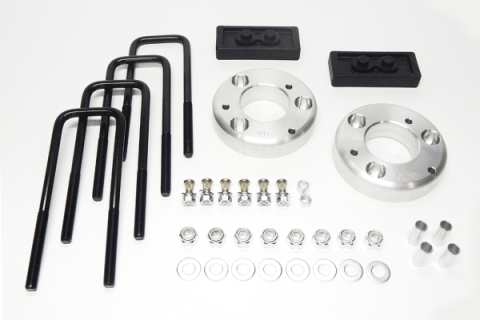 2 Inch Leveling Lift Kit Includes Front Strut Extensions 1 Inch Rear Blocks For 09-13 Ford F-150 Top Gun Customz