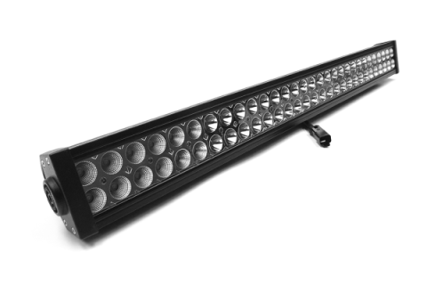 30 Inch LED Light Bar Straight Dbl Row Chrome Series Combo Flood/Beam 180W Dt Harness 79900 16,200 Lumens Top Gun Customz