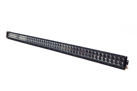 50 Inch LED Light Bar Straight Dbl Row Chrome Series Combo Flood/Beam 288W Dt Harness 79900 25,920 Lumens Top Gun Customz