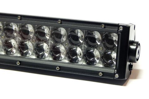 54 Inch LED Light Bar Straight Dbl Row Chrome Series Combo Flood/Beam 312W Dt Harness 79900 28,080 Lumens Top Gun Customz