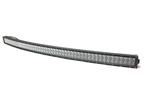 54 Inch LED Light Bar Crvd, Chrome Series Dbl Row Combo Flood/Beam 312W Dt Harness 79900 28,080 Lumens Top Gun Customz