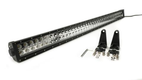 50 Inch LED Light Bar Dbl Row Combo Amber/White Flood/Beam 72W Dt Harness 79900, 79904 18,000 Lumens Top Gun Customz