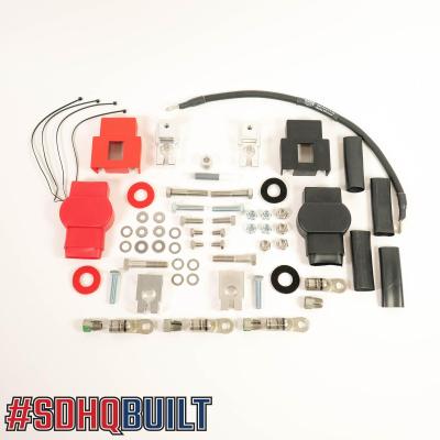 17-19 Ford Super Duty (F250/F350/F450) SDHQ Built Billet Battery Terminal Kit SDHQ Offroad