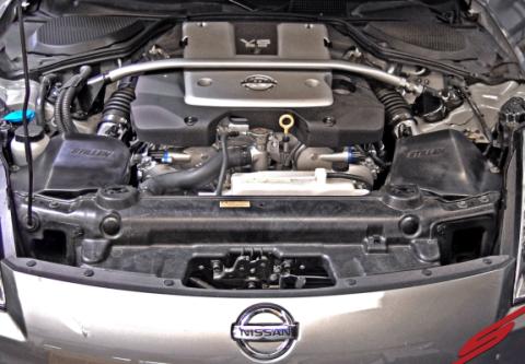 350Z Dual Long Tube Air Intake Kit Gen 2 Z33 Dry Filter For 07-09 Nissan 350Z Stillen