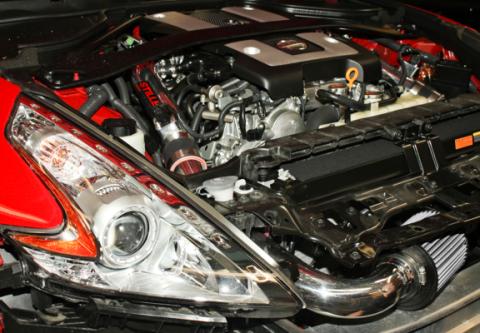 370Z Dual Hi Flow Ultra Long Tube Air Intake Gen 3 Z34 Dry Filter For 09-20 Nissan 370Z Stillen
