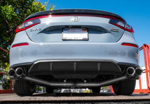Honda Civic Cat-Back Exhaust Burnt Blue Tip For 22+ Honda Civic Stillen