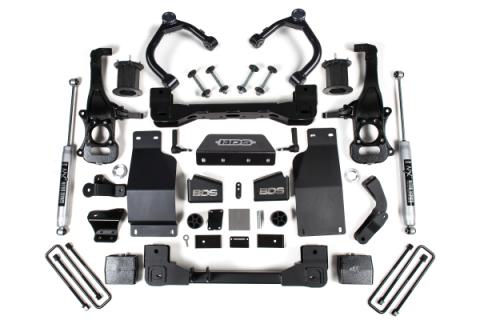 6 Inch Lift Kit Silverado/Sierra 1500 19-24 4WD Diesel Fox 2.0 Performance