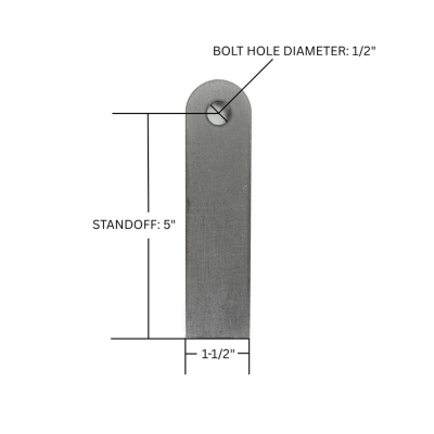 1/4 Inch Thick, Long Tab  SDHQ Offroad