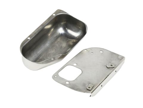 Jeep CJ Wiper Motor Cover 76-86 CJ Polished Silver Kentrol