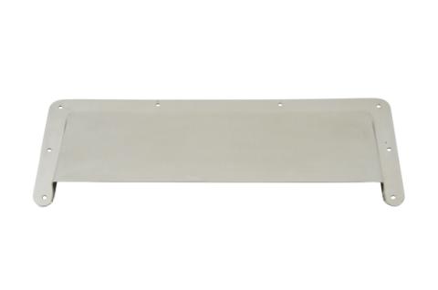 Jeep CJ/YJ Hood Vent Air Scoop 78-95 CJ and Wrangler YJ Polished Silver Kentrol