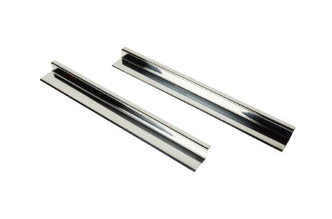 Jeep JK Entry Guards Pair 2 Door 07-18 Wrangler JK Polished Silver Kentrol
