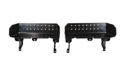 Jeep CJ7/YJ Side Steps Pair 76-95 CJ7 Wrangler YJ Powdercoat Black Kentrol