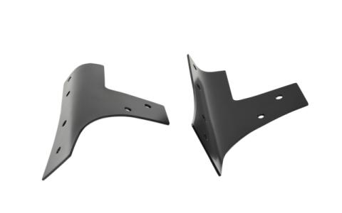 Jeep JK Windshield Supports Pair 07-18 Wrangler JK Powdercoat Black Kentrol