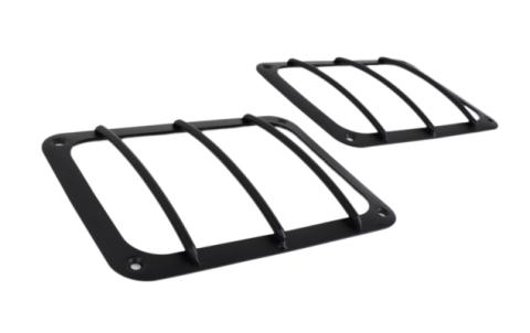 Jeep JK Taillight Guard Pair 07-18 Wrangler JK Textured Black Kentrol