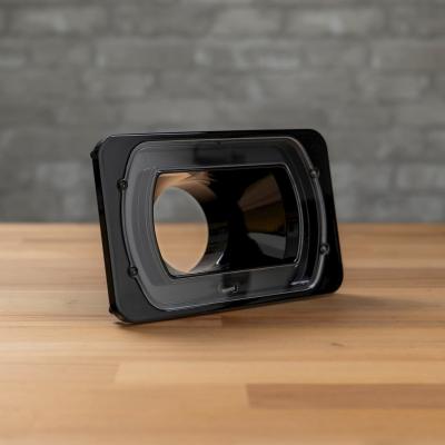 4x6 Inch Billet Air Intake (Black) Dapper Lighting