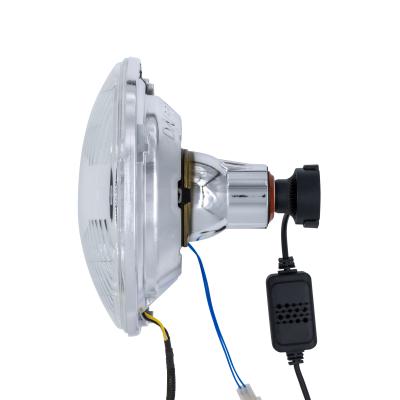 Chrome LED 7 Inch with HDR Switchback Halo with Original Glass Dapper Lighting