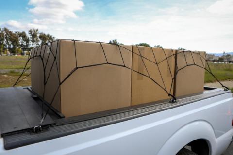 Bungee Pickup Truck Cargo Net - Short Bed PRP Seats