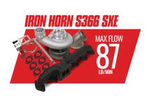 Iron Horn 5.9L Cummins Turbo Kit S366SXE/80 0.91AR Dodge 2003-2007 RAM 2500/3500 BD Diesel