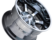 Cast Aluminum Wheels Busted 9100 CH 20x12 Chrome 6 On 135/6 On139.7 Bolt Pattern -44 Offset Cali Offroad Wheels