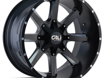 Cast Aluminum Wheels Busted 9100 SB 20x9 Milled Spokes Satin Black 5 On 127/5 On139.7 Bolt Pattern 18 Offset Cali Offroad Wheels