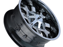 Cast Aluminum Wheels Dirty 9104 CH 22x14 Chrome 6 On 135/6 On139.7 Bolt Pattern -76 Offset Cali Offroad Wheels