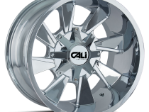 Cast Aluminum Wheels Distorted 9106 CH 20x10 Chrome 5 On 127/5 On139.7 Bolt Pattern -19 Offset Cali Offroad Wheels