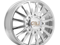 Dually Wheels Summit Dually 9110D PO 22x8.25 Milled Spokes Polished 8 On 165.1 Bolt Pattern 115 Offset Cali Offroad Wheels