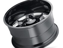 Cast Aluminum Wheels Sevenfold 9111 GB 24x12 Milled Spokes Gloss Black 6 On 135 Bolt Pattern -51 Offset Cali Offroad Wheels