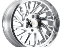Cast Aluminum Wheels Purge 9114 PO 22x12 Milled Spokes Polished Silver 6 On 135 Bolt Pattern -51 Offset Cali Offroad Wheels