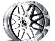Cast Aluminum Wheels Invader 9115 CH 22x12 Chrome 6 On 135 Bolt Pattern -51 Offset Cali Offroad Wheels