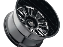 Cast Aluminum Wheels Vertex 9116 BM 20x10 Milled Gloss Black 5 On 127 Bolt Pattern -25 Offset Cali Offroad Wheels