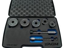 Master Uniball Set W/ .750 .875 1.0 1.250 and 1.500 Inch Tools Plus 1-.500 and .750 Inch Screw AGM Products