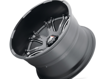 Bomb AT154 Satin Black Milled 20X12 5-127 -44MM 78.1MM Off Road Wheels American Truxx