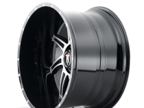 Vortex AT162 Gloss Black Machined 22X12 5-127 -44MM 78.1MM Off Road Wheels American Truxx