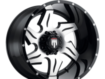 Ninja AT163 Gloss Black Machined 22X14 5-139.7 -76MM 87.1MM Off Road Wheels American Truxx