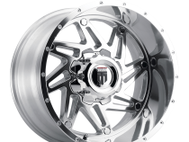 Warrior AT165 Polished 20X10 5-127/5-139.7 -24MM 78.1MM Off Road Wheels American Truxx