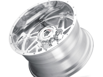 Warrior AT165 Polished 20X10 5-127/5-139.7 -24MM 78.1MM Off Road Wheels American Truxx