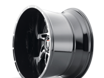 Spyder AT183 Gloss Black Machined 22X14 5-127 -76MM 78.1MM Off Road Wheels American Truxx